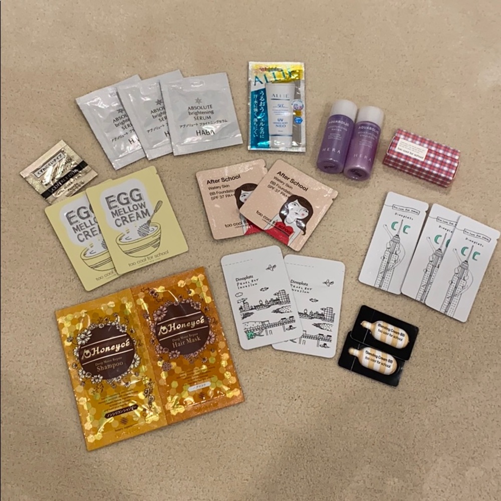 Skincare, haircare, makeup